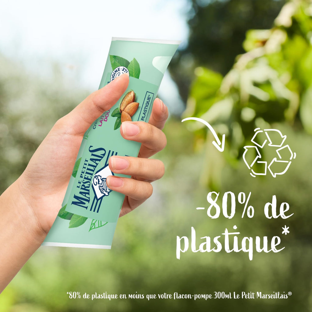 Le Petit Marseillais Crème Lavante pour les Mains, Lait d'Amande Douce, Recharge, 250 ml