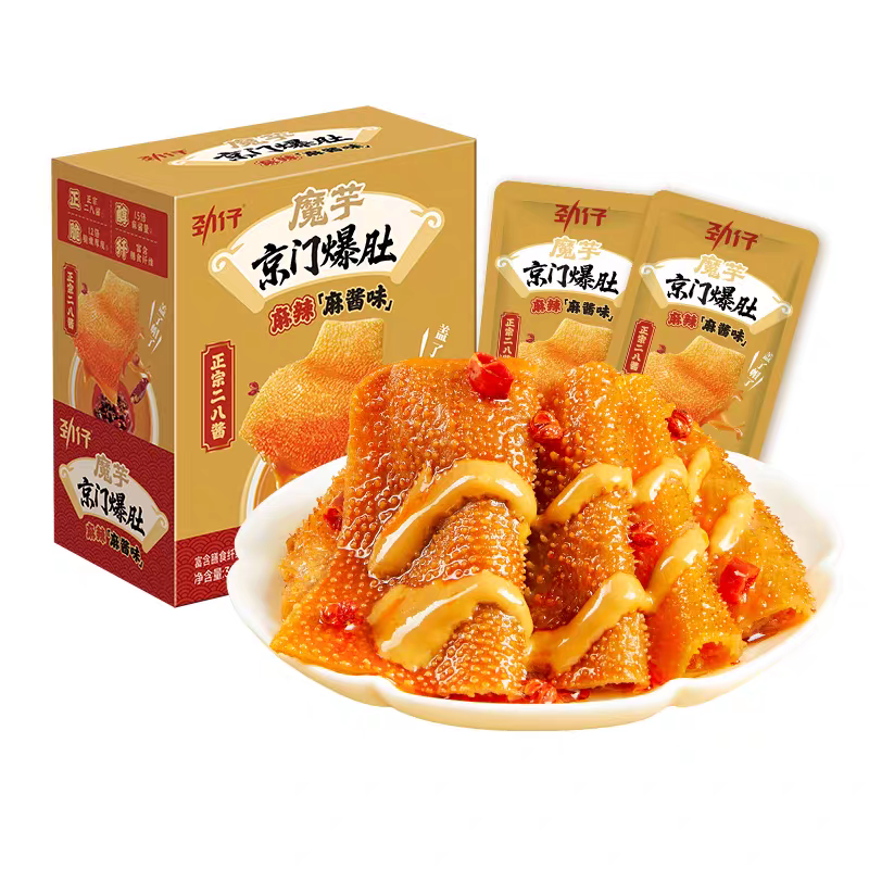 Jin Zai Jingmen Konjac, saveur sésame épicée et piquante - 360 g (20 x 18 g)