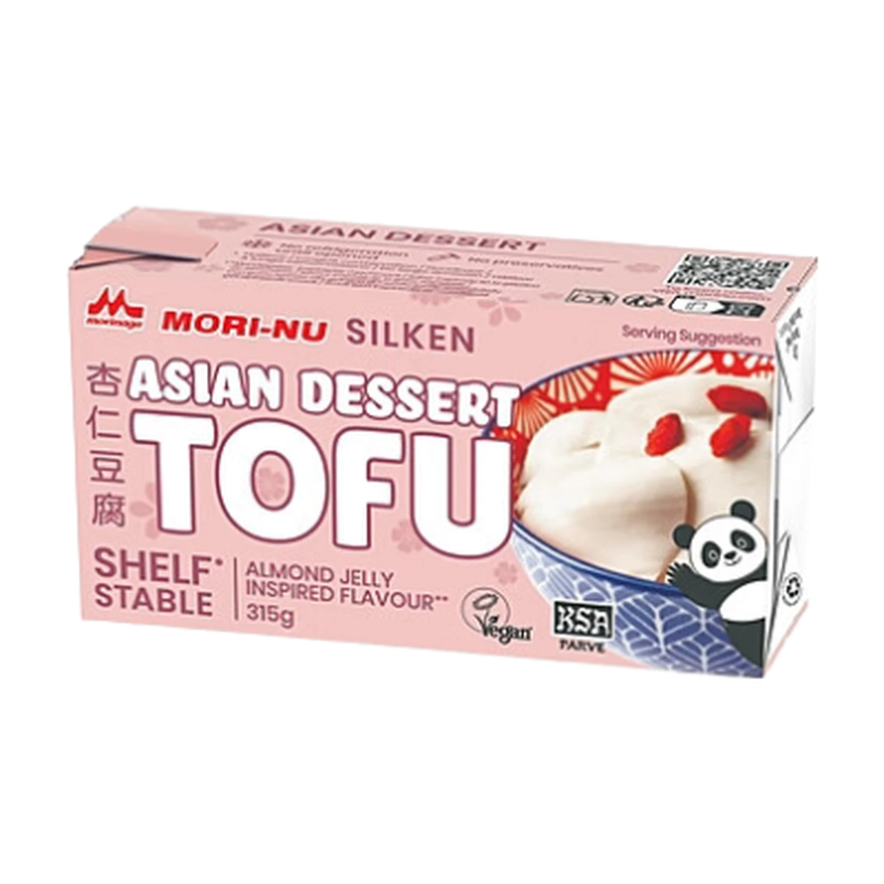 MORI NU Tofu dessert asiatique soyeux Saveur gelée d'amande 315 g