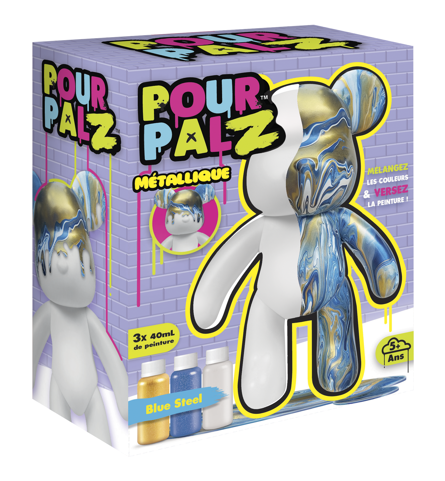 Pour palz figurine metal