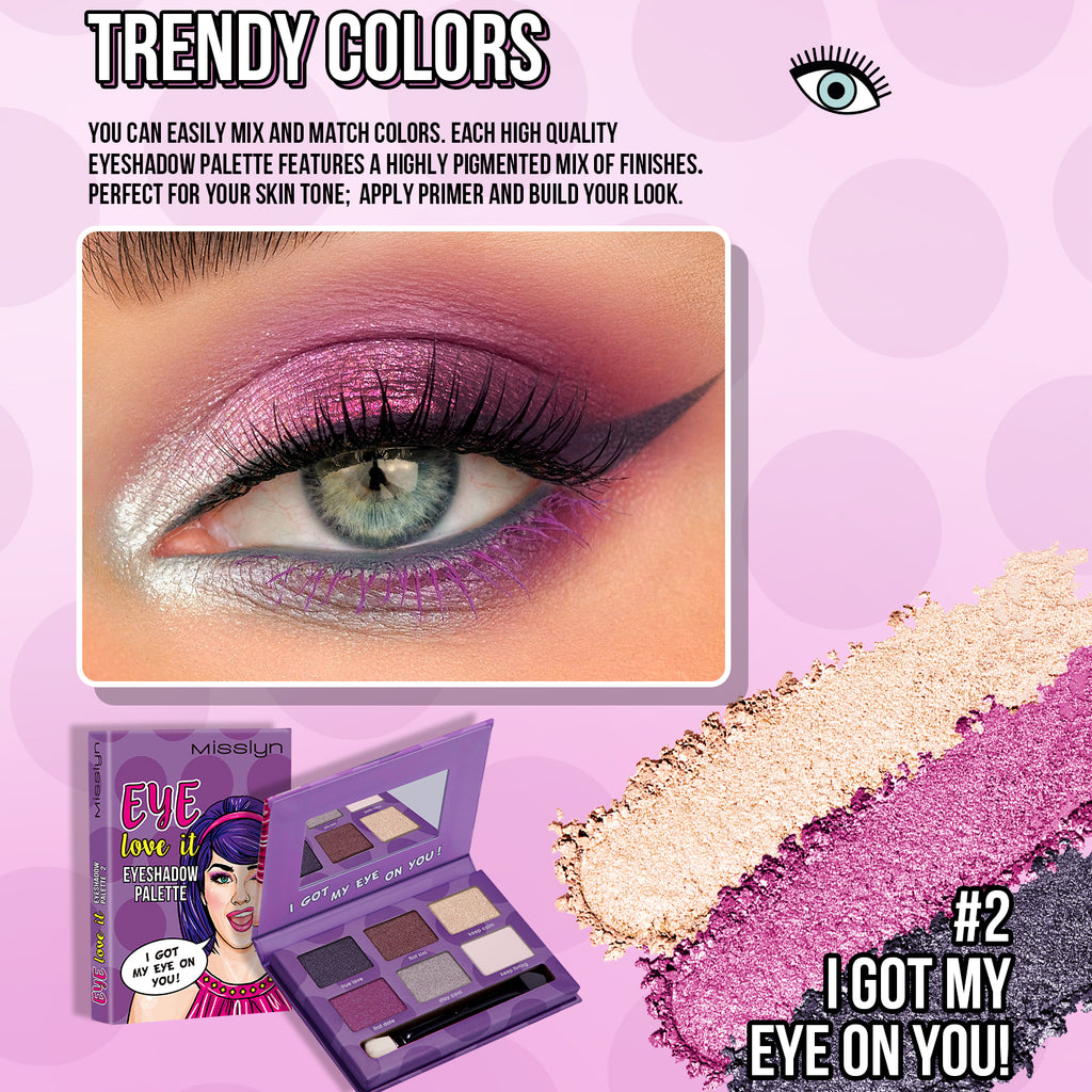 Misslyn Palette de fards à paupières J’adore ça 2 Je t’ai à l’œil !