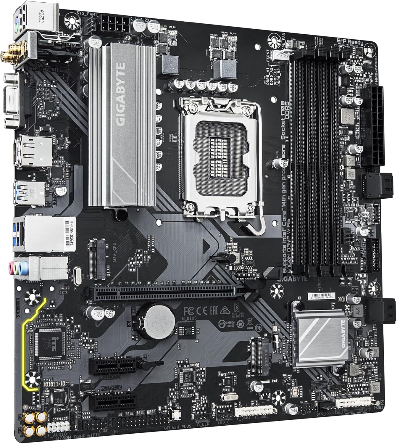 GIGABYTE B760M S1700Wi‑Fi6 Carte graphique