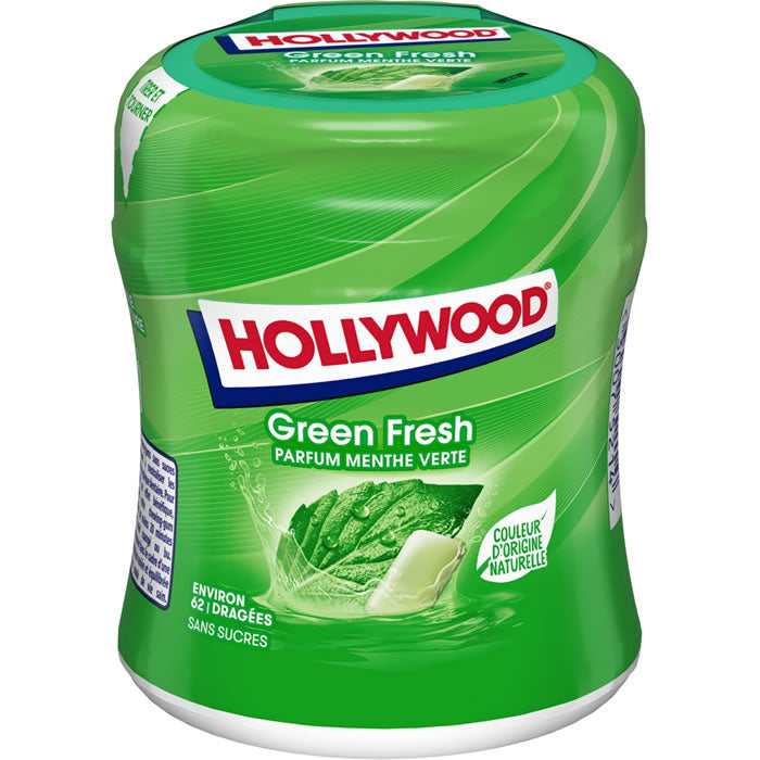 Hollywood Chewing-gum menthe 87 g