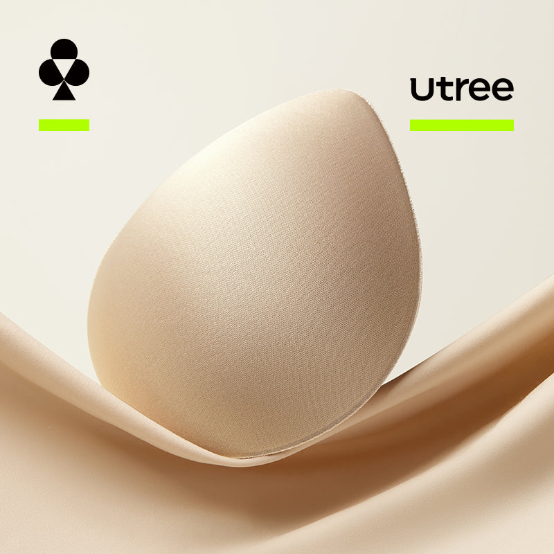 Utree - Débardeur de soutien pour femme avec coussinets, sans fil, antibactérien 10A, pour printemps et automne - Marron - 165/95 (L)