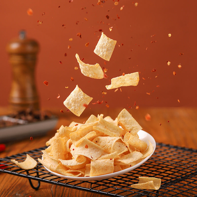 Ciweiagan Chips de yam saveur épicée Mala 216 g