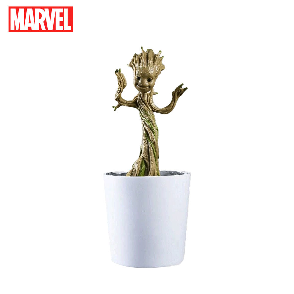Tirelire Marvel Groot 3D Officiellement Licenciée en PVC Étanche et Antichoc – Figurine Décorative, Boîte à Monnaie, Organisateur de Bureau, Objet de Collection, Cadeau
