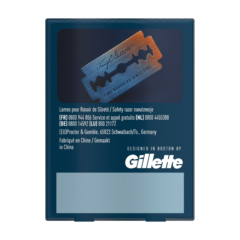King C. Gillette Lames de rasoir de sûreté 10 lames