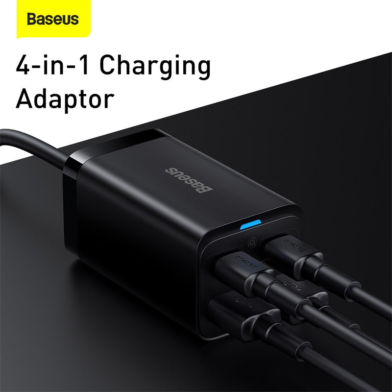 Baseus GaN3 Pro Chargeur rapide de bureau à 4 ports 65 W