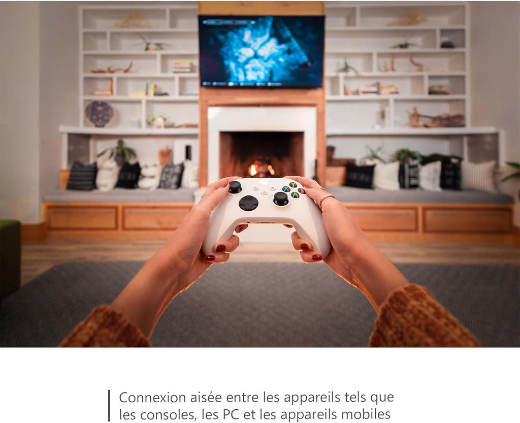 Xbox Manette sans fil pour Xbox Series et PC - Robot White