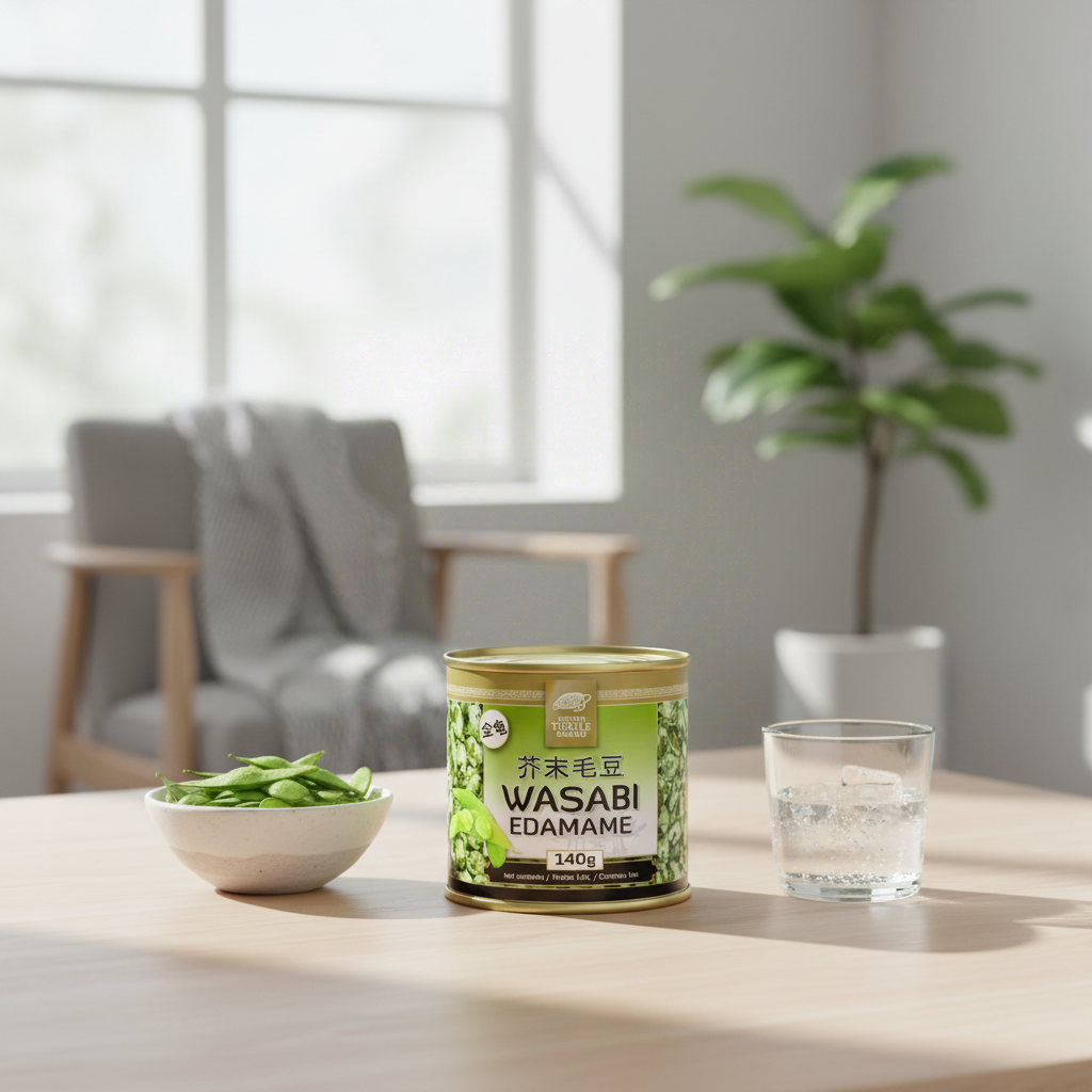 GOLDEN TURTLE Edamame enrobés de wasabi - 140 g