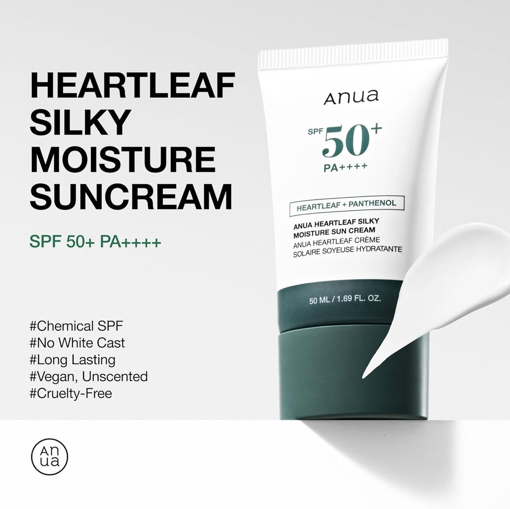 Anua Crème Solaire Hydratante Soyeuse Heartleaf 50 ml_EU