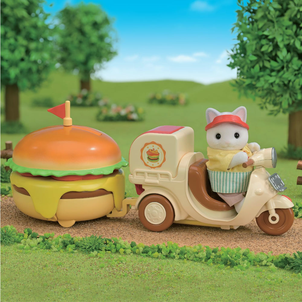 Sylvanian Families Le stand de hamburgers