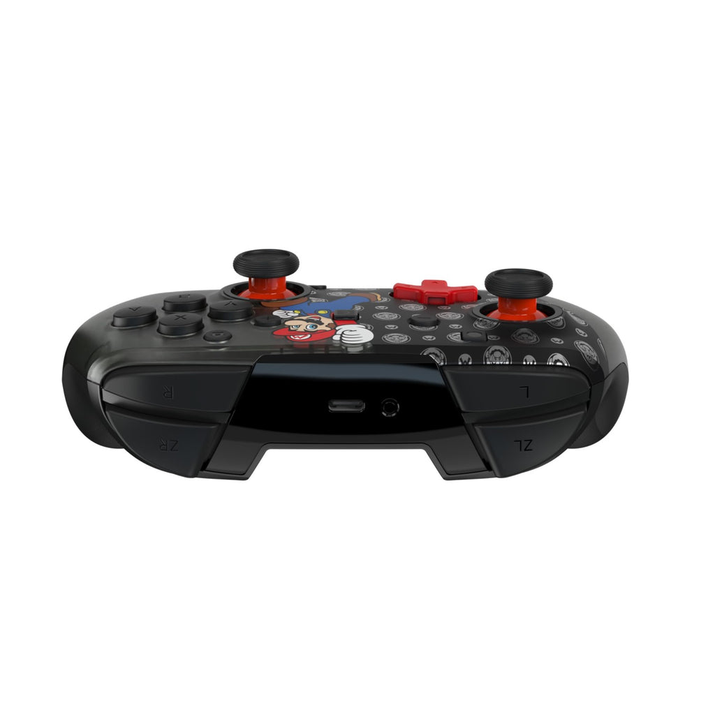 Turtle Beach Rematch Super Mario Jump Manette Sans Fil Sans Fil - Joystick TMR, Batterie 40 Heures, Bouton C pour GameChat, 2 Boutons Programmables - Nintendo Switch 2, Switch OLED