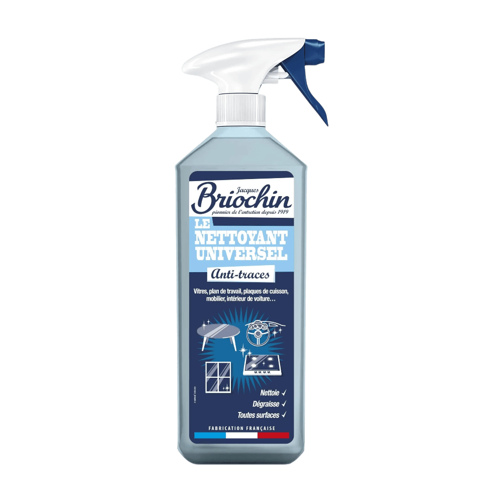 Jacques Briochin Spray Nettoyant Multi-Surfaces Universel Anti-Traces 750 ml