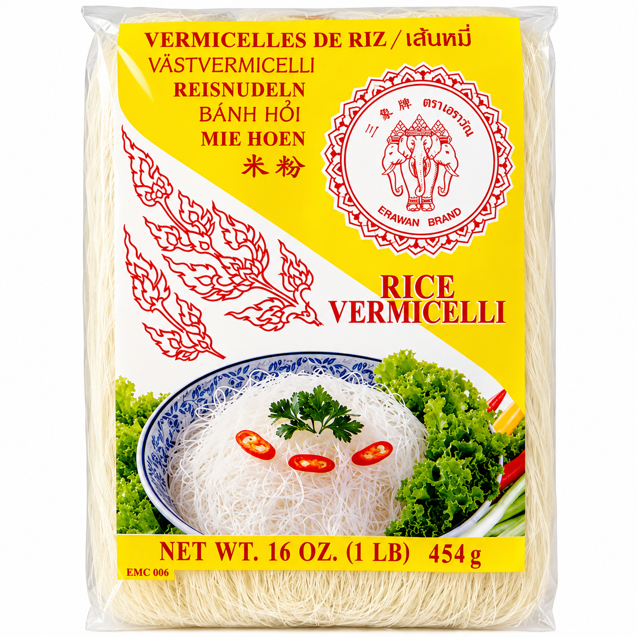 Erawan Vermicelles de riz - 454 g