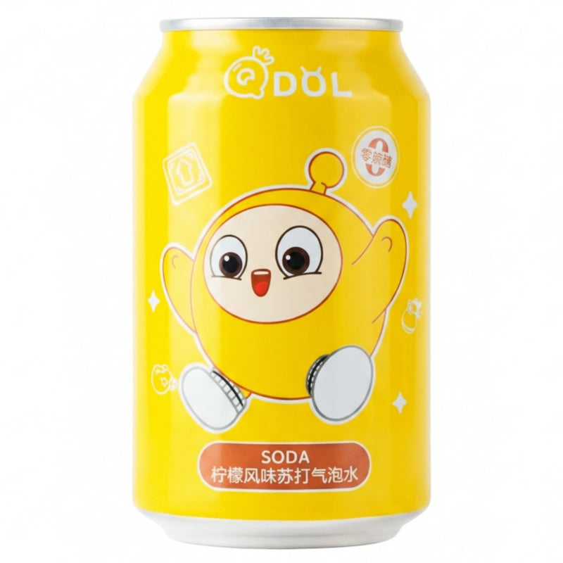 QDOL Eggy Party Eau Gazeuse Pétillante Saveur Citron 330 ml * 24