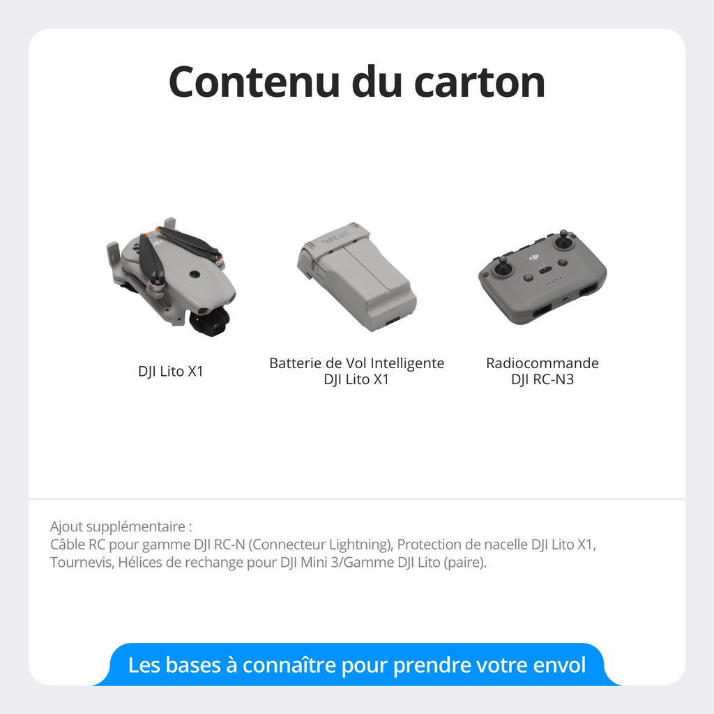 DJI Lito X1 avec télécommande RC-N3 (RC151)