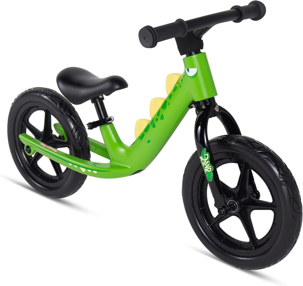 RoyalBaby Draisienne Dinosaure 12 Pouces Vert, Poids Net 2.6 kg