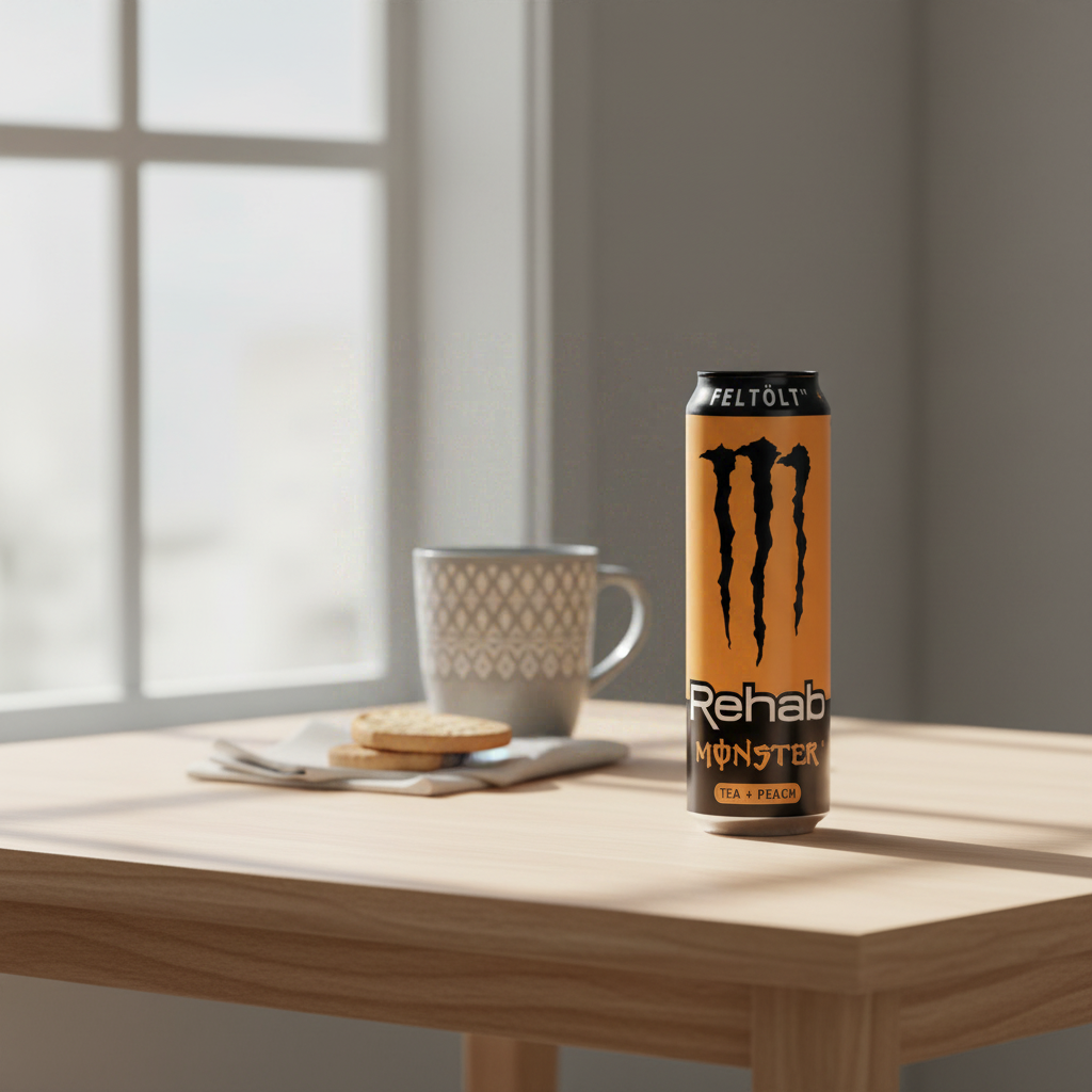 MONSTER Rehab Pêche - Pack 12 x 500 ml