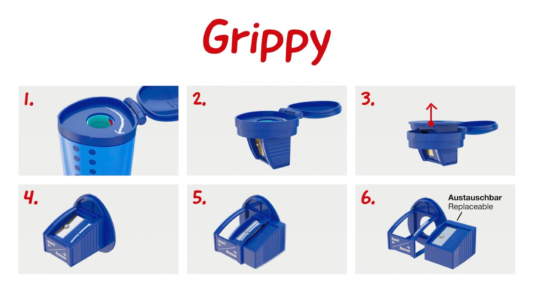 Faber-Castell Grippy BC Boîte de taille-crayons