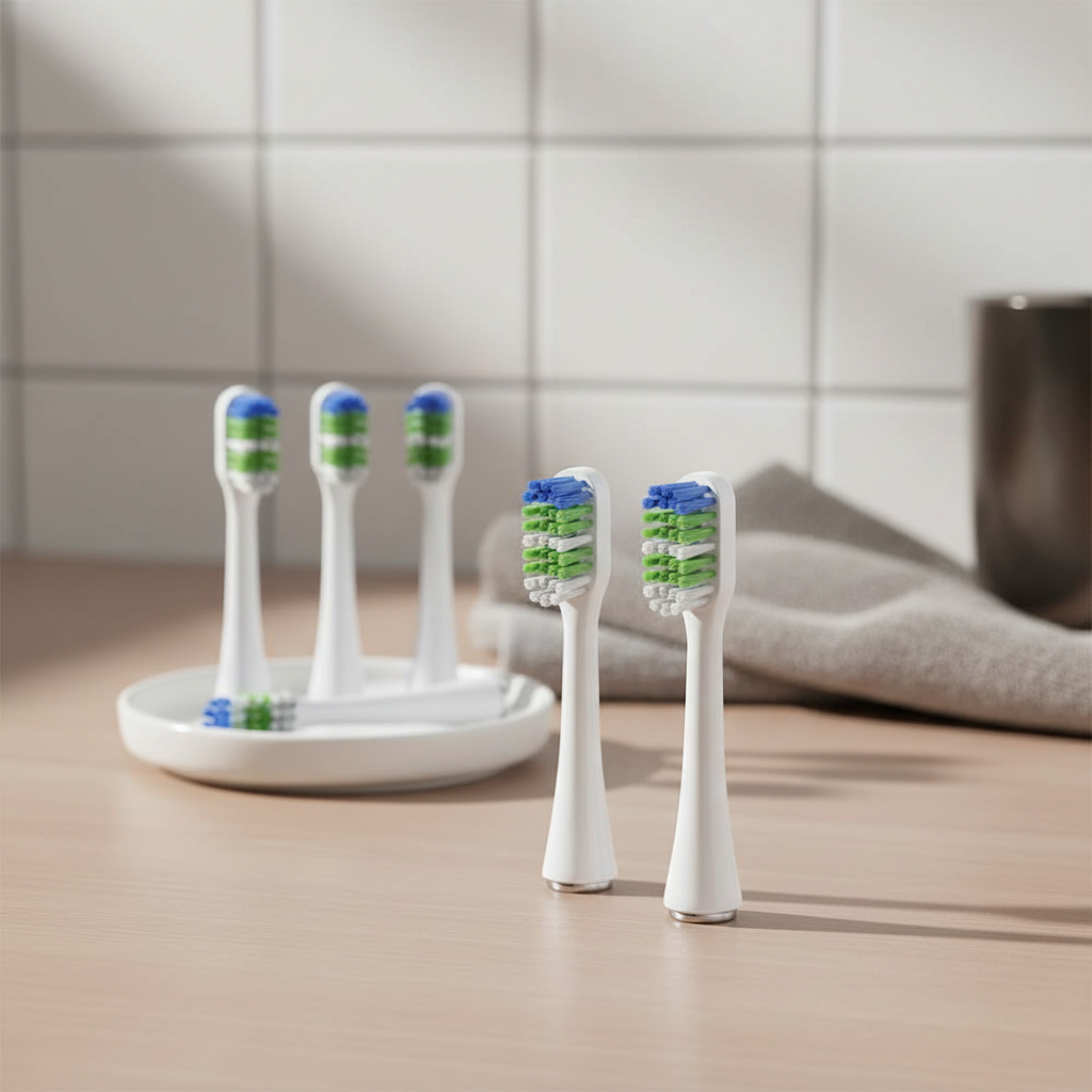 Haepi : 4 têtes de brosse pour brosse à dents électrique à ultrasons, compatibles avec Haepi Julia