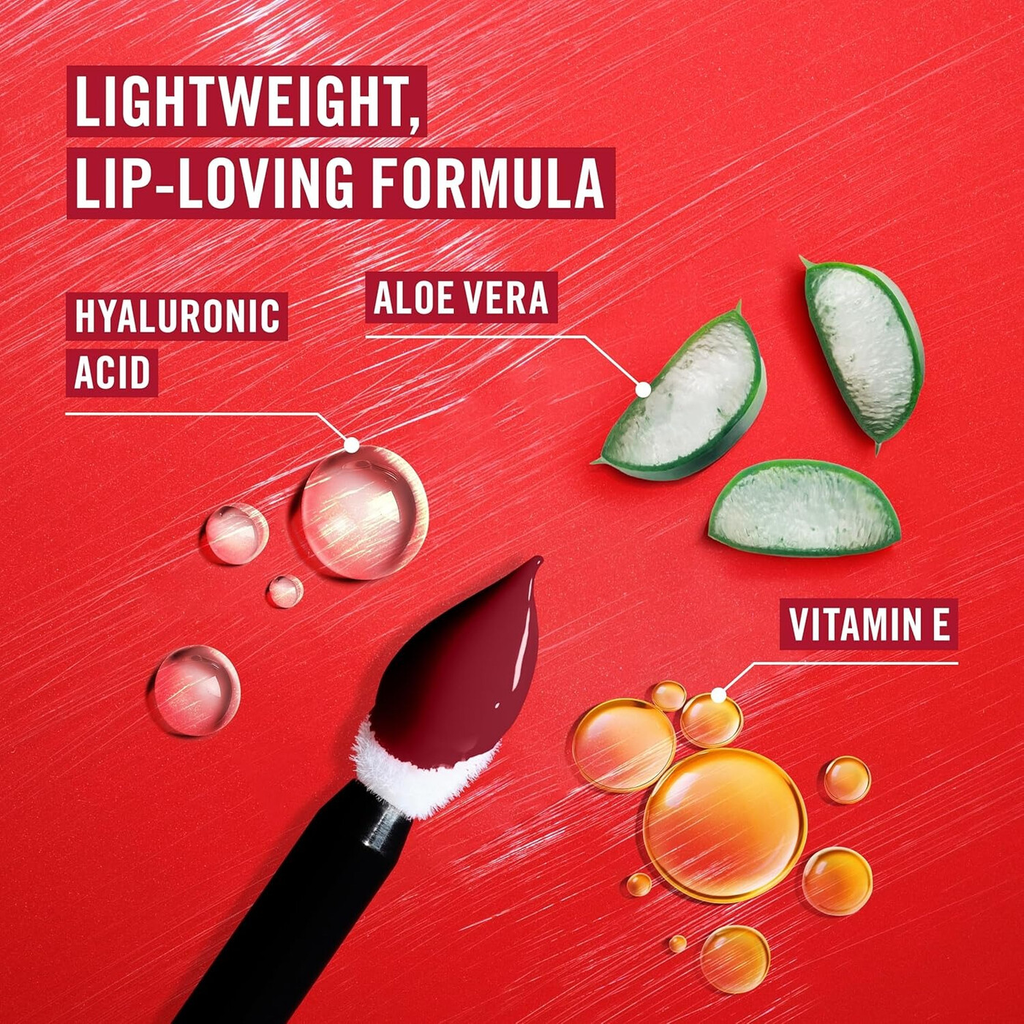 Rimmel London Thrill Seeker Lip Latex Brillant à Lèvres 200 So Peachy 6 ml