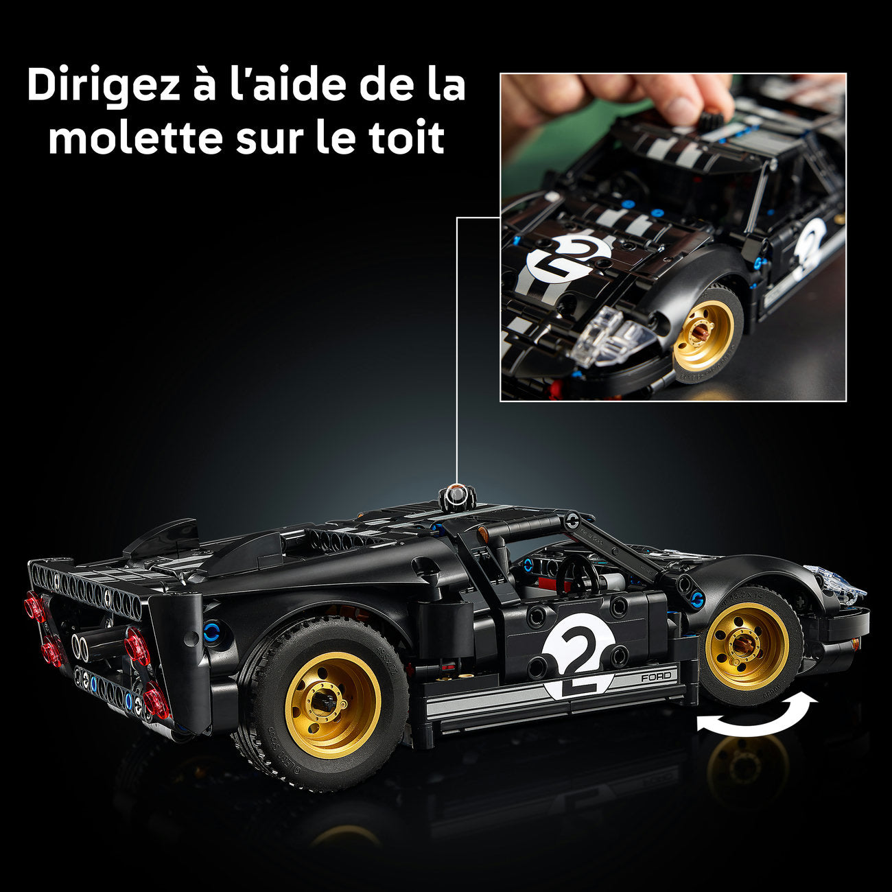 LEGO Technic 42223 La voiture de course 1966 Ford GT40 MKII