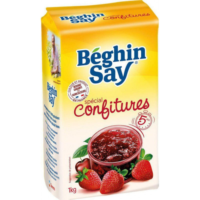 BEGHIN SAY Sucre Gélifiant Spécial Pour La Confection De Confitures, 1 kg