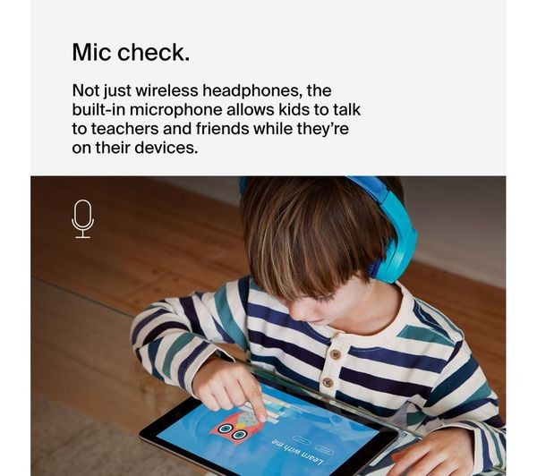 Belkin SOUNDFORM Mini BT Casque supra-auriculaire pour enfants - Bleu