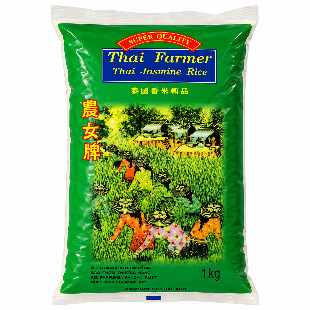 THAI FARMER Riz thaï fumé Hom Mali - 1 kg