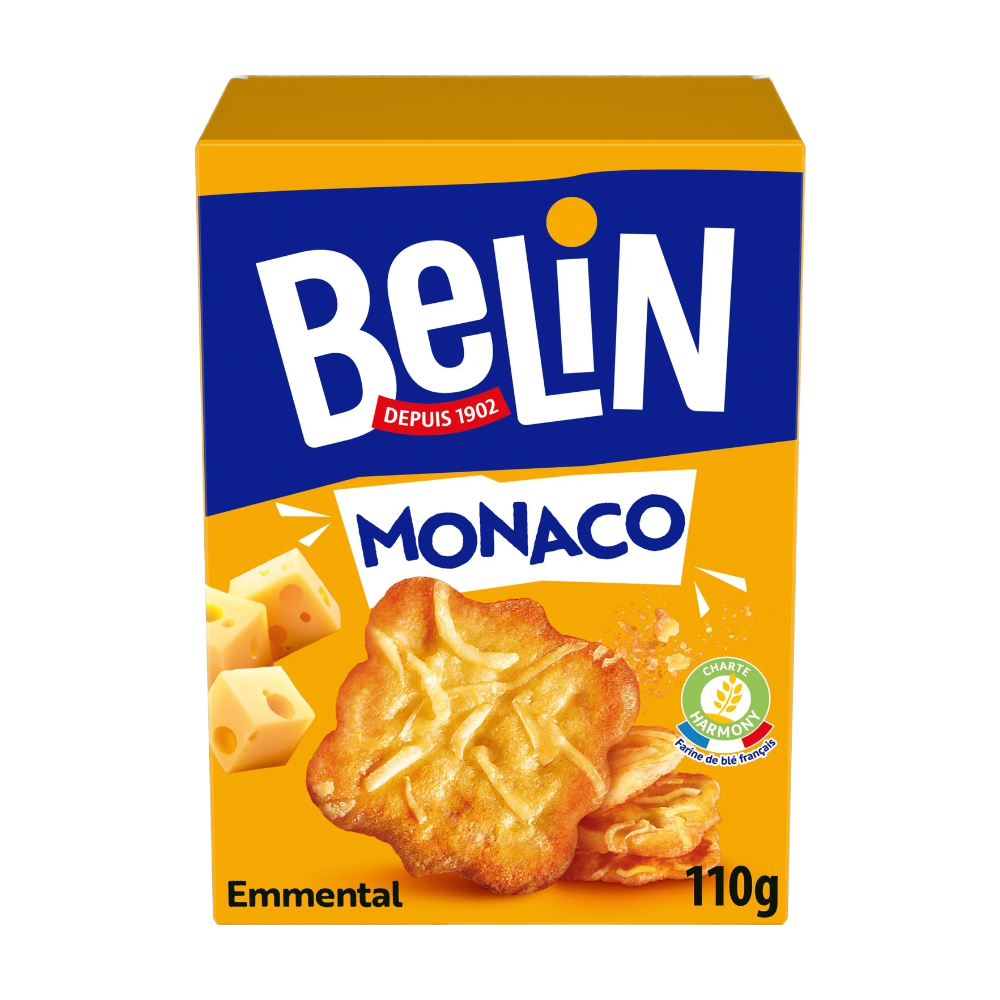 BELIN Crackers Monaco emmental - 110 g