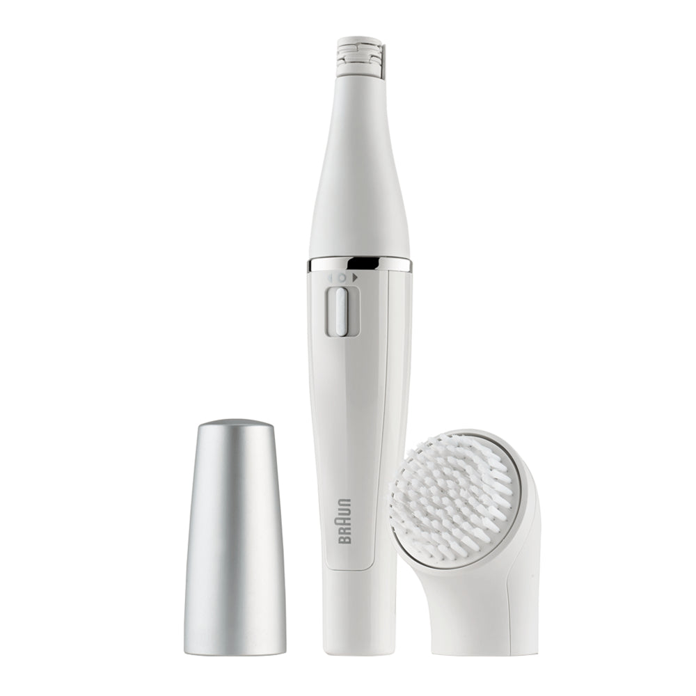 Braun Face 810 épilateur facial avec brosse nettoyante pour le visage, pile de rechange offerte