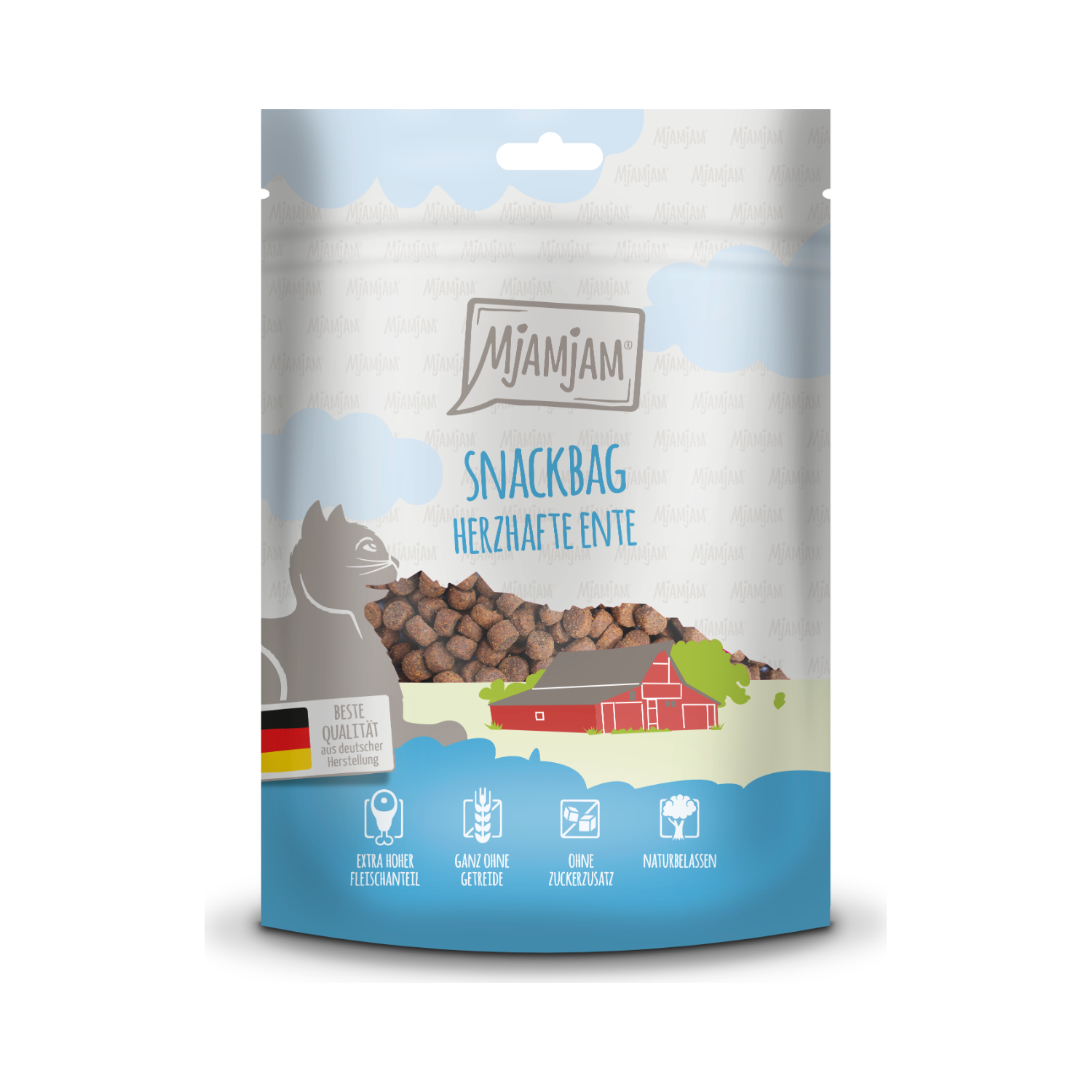 MjAMjAM Friandises pour chat au canard 125 g