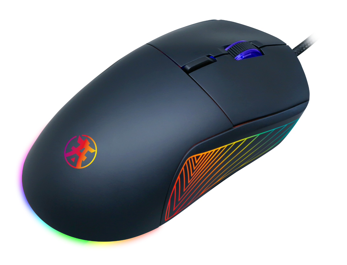 Akuma souris gaming otaku m02 7200dpi rgb noir