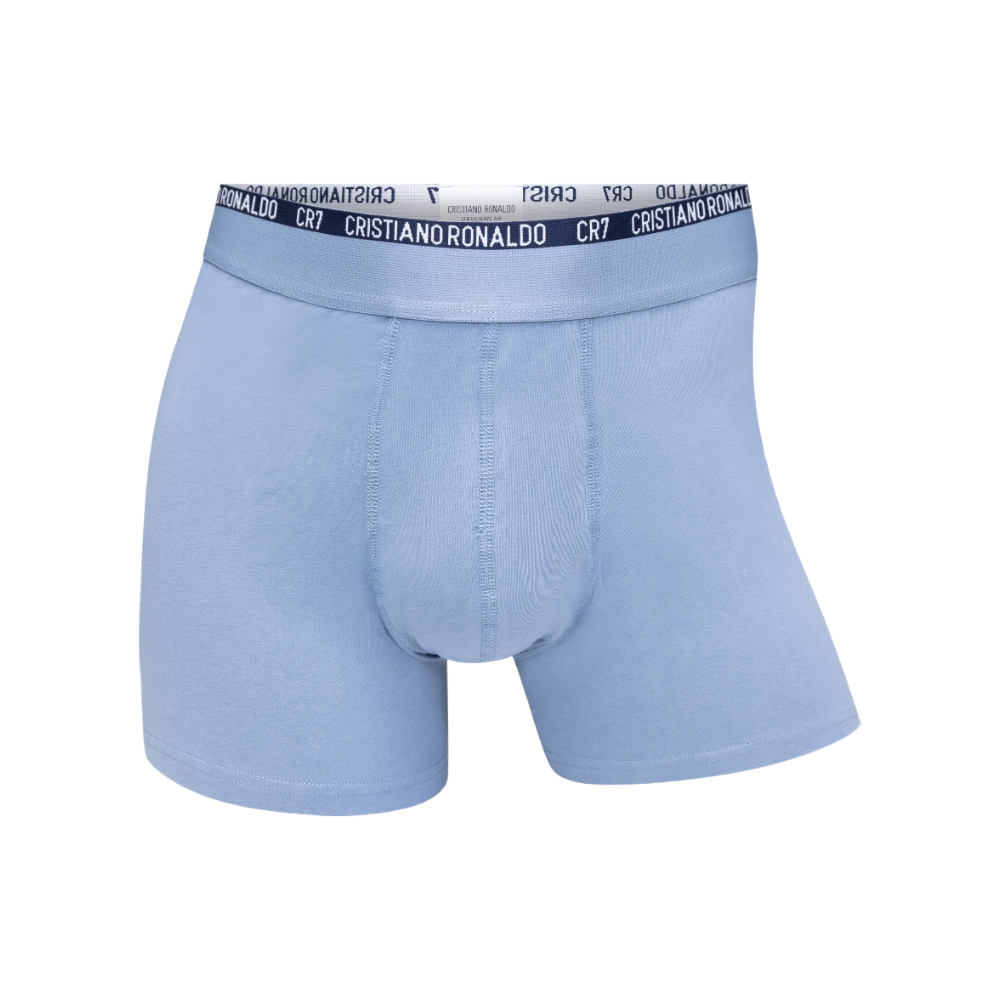 CR7 Lot de 6 Boxers Noir/Bleu/Bleu Clair