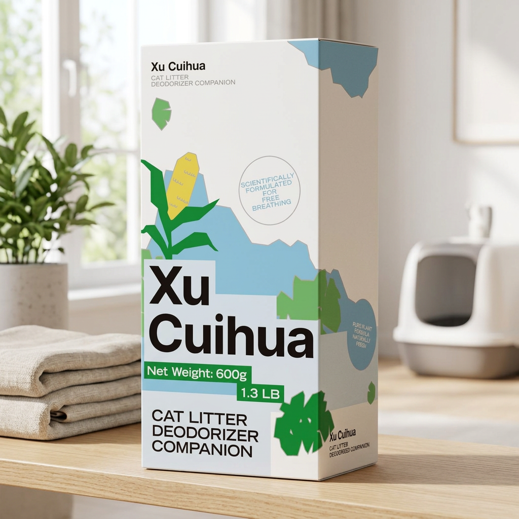 Xu Cuihua Désodorisant pour litière de chat 600 g x 1