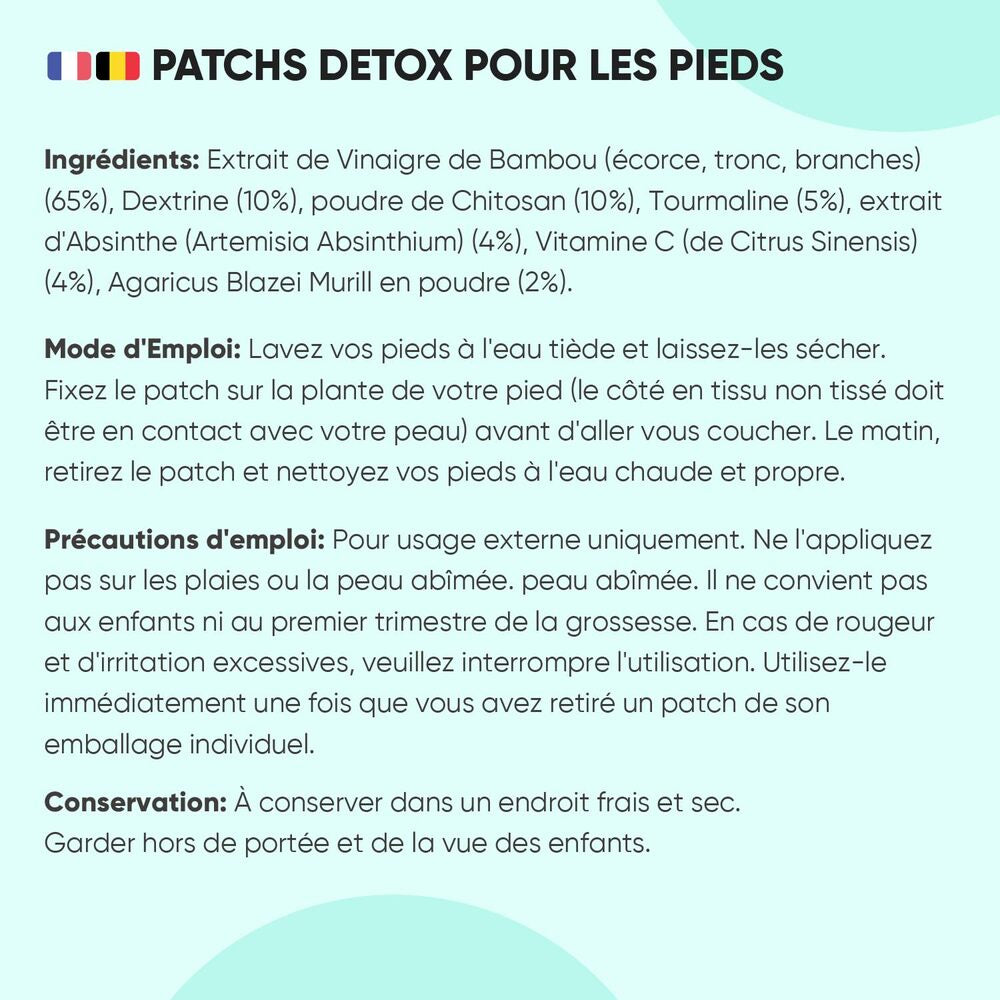 WeightWorld Patchs de pieds détox 30 patchs