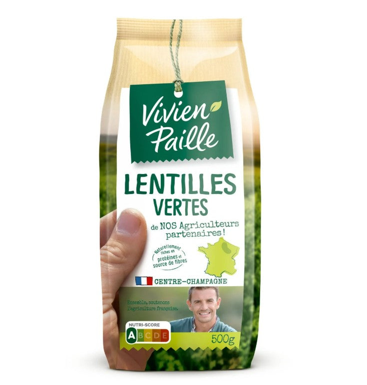 VIVIEN PAILLE lentilles vertes 500 g