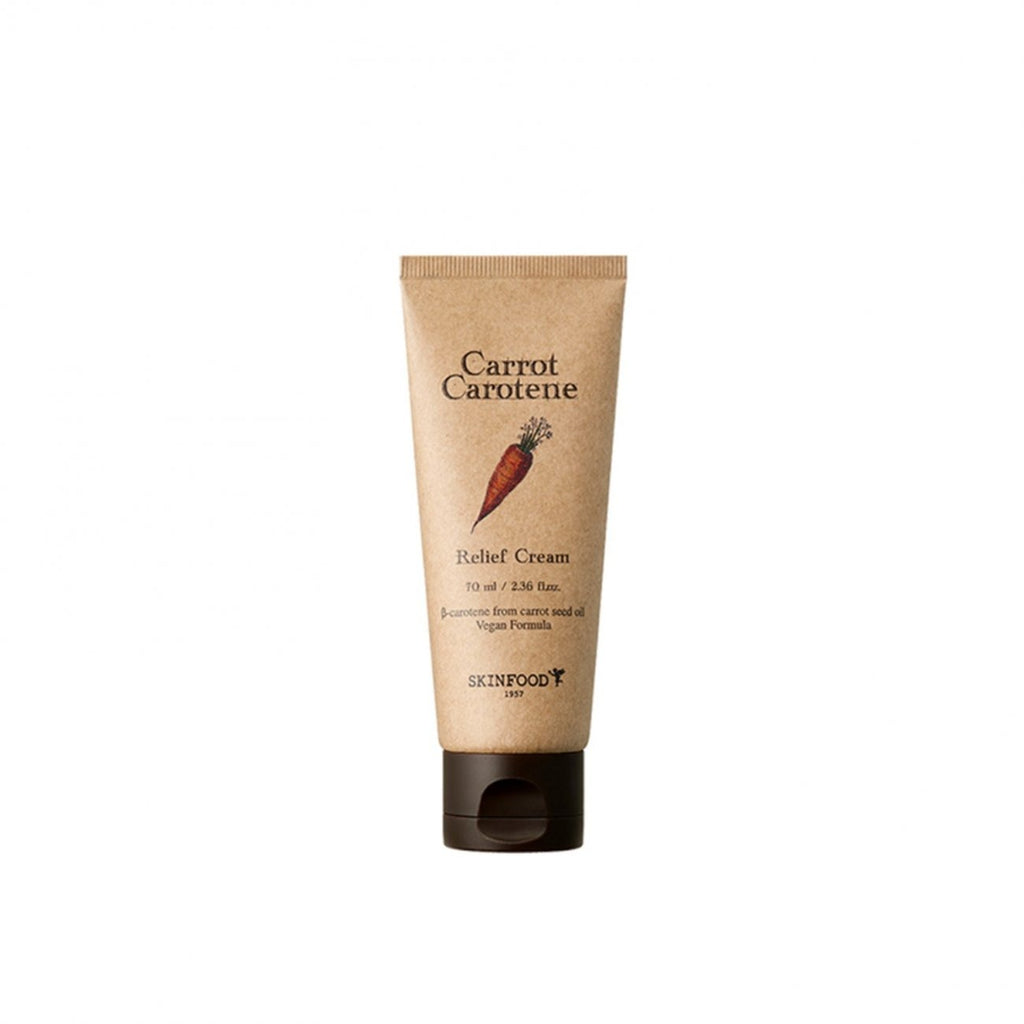 SKINFOOD Crème Apaisante Carotte Carotène (Bêta-Carotène à Base d'Huile de Graines de Carotte) 70 ml