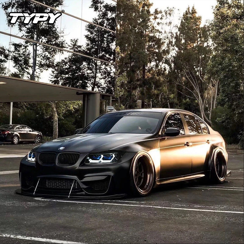 TYPY Projecteur à LED pour BMW E90, feu de projecteur halogène d’origine 2005-2012, phares 320i 325i 318i, DRL, feu de virage, feu de croisement, Angel Eye, objectif de projecteur
