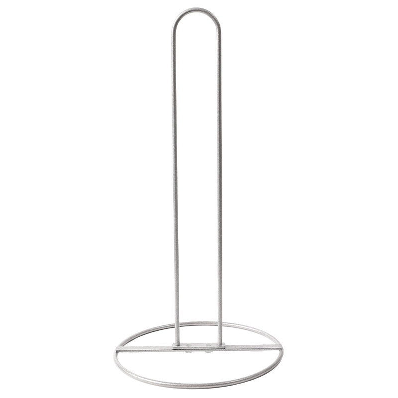 JU7CER Porte essuie-tout sur pied - Argent