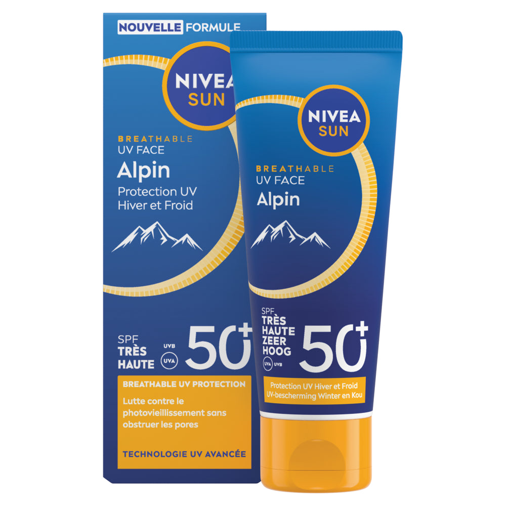 NIVEA SUN Crème solaire visage Alpin SPF 50 - 40 ml