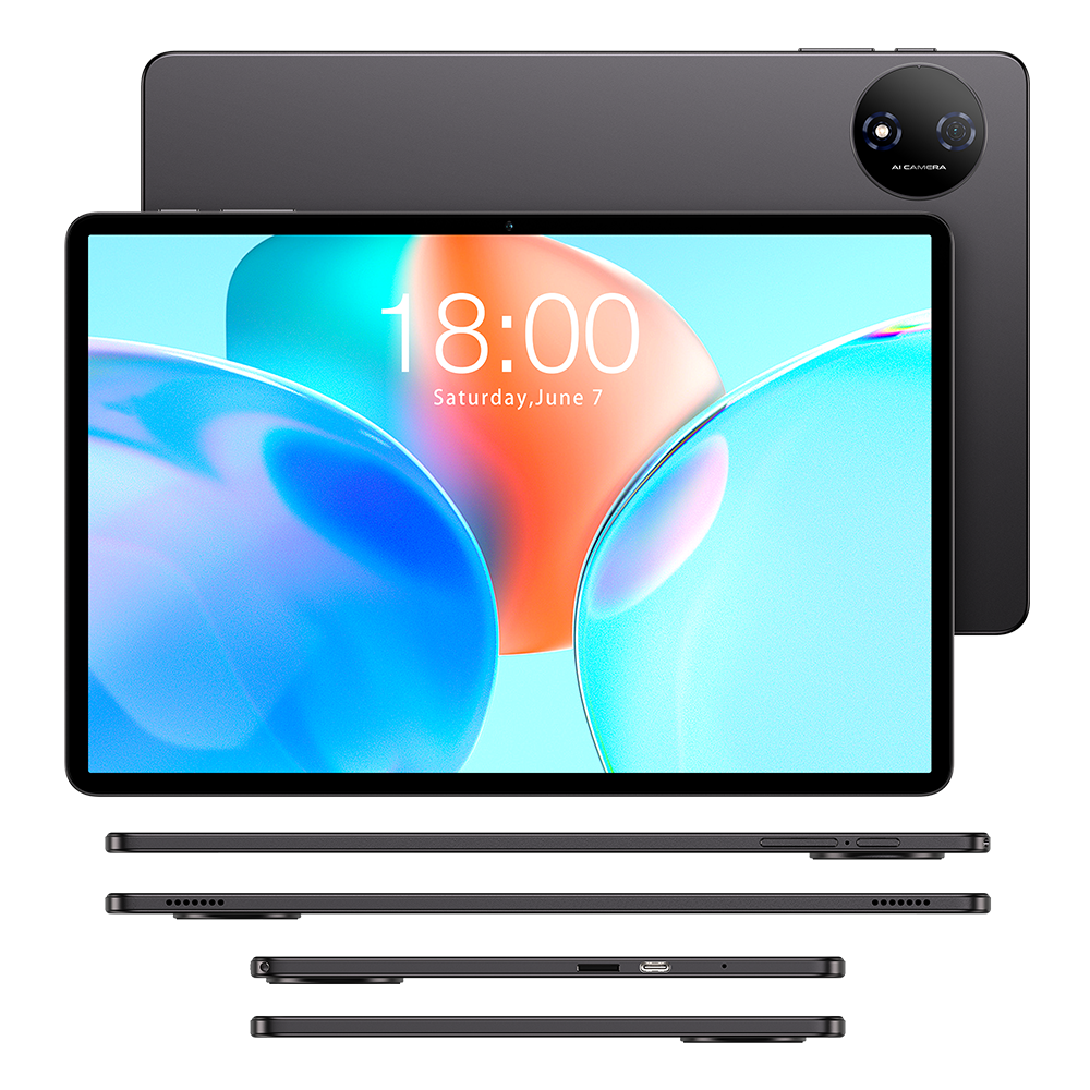 TECLAST P50T Tablette 11 po, Android 16, 4 Go de mémoire vive + 128 Go de stockage, Wi-Fi 5G, Processeur T7200 à huit cœurs, Batterie 7000 mAh, GPS, OTG, Prise audio 3,5 mm