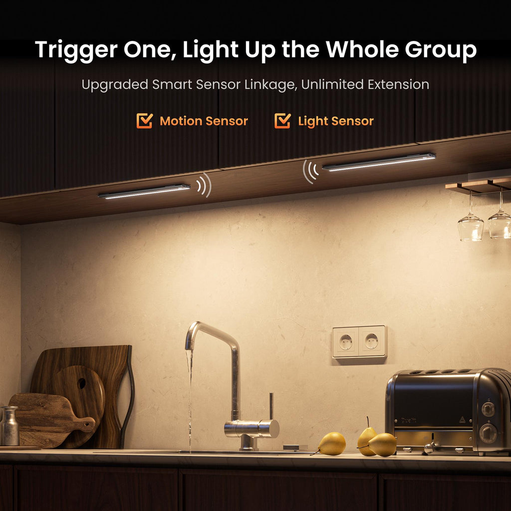 Yeelight A30 Lot de 2 éclairages d'armoire ultra-fins à synchronisation intelligente