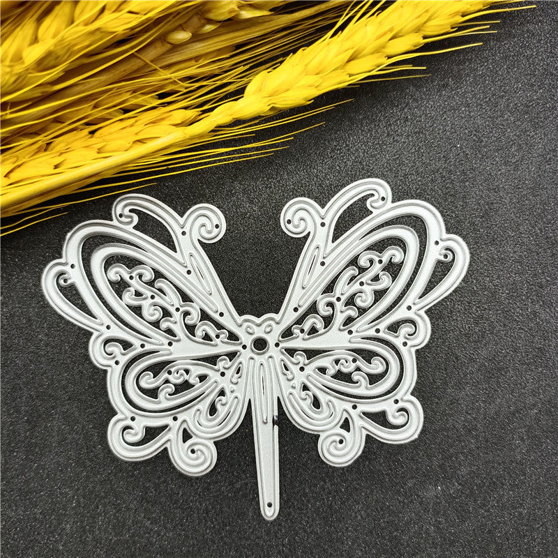 WhereHike Dies de découpe en métal Papillons, Pochoir pour scrapbooking, Outil de gaufrage, Cartes papier, Décoration d’album, Beaux papillons