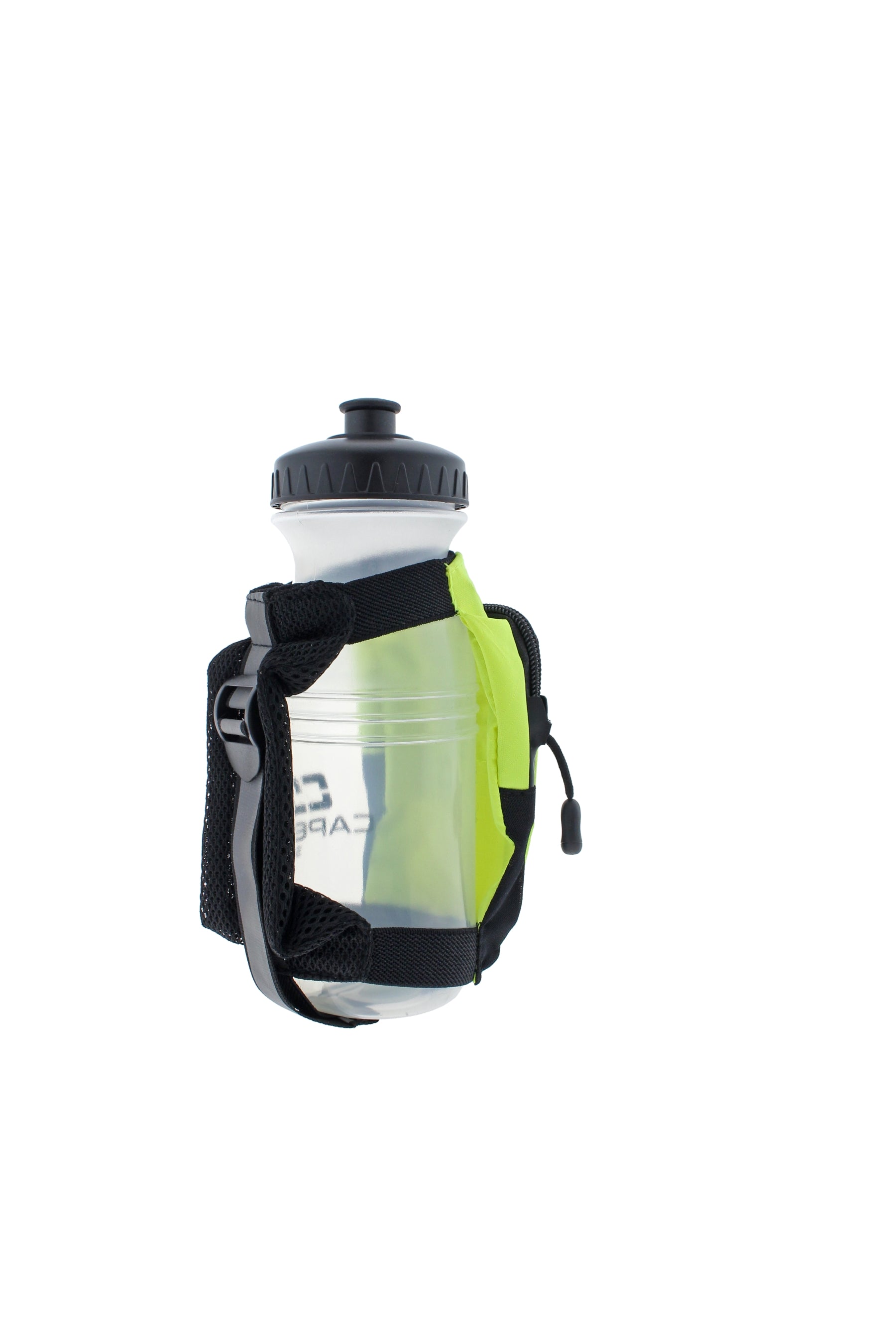 Capelli Sport Pack de gourde de performance à emporter avec sangle de poignet réglable, poche zippée, emplacements pour cartes de transport et accents réfléchissants, bouteille en PEHD de 500 ml