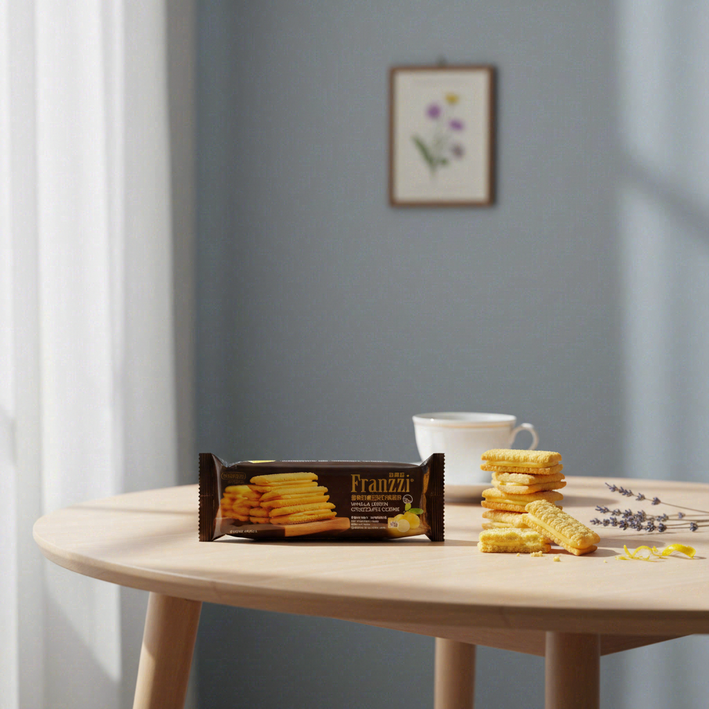 FLZ Biscuits au chocolat, au citron et à la vanille - 70 g