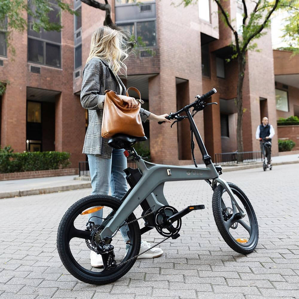 DYU T1 Vélo électrique pliant 20 pouces - Gris