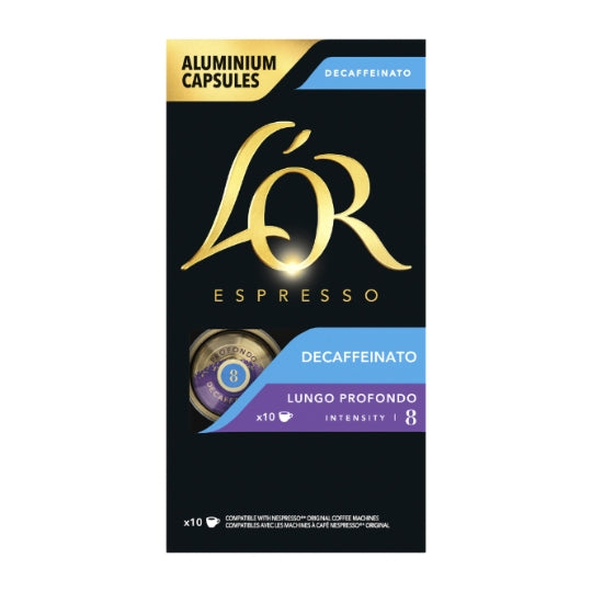 L'OR Expresso allongé professionnel décaféiné x 10