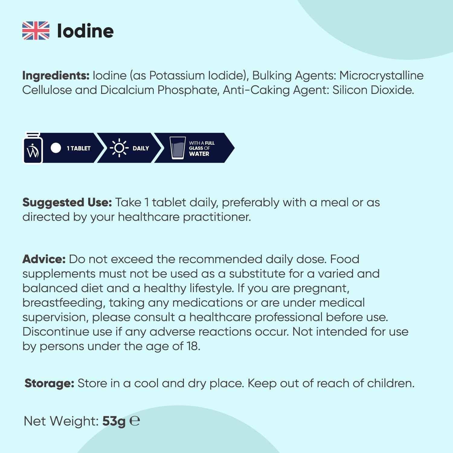 WeightWorld Iode 400 µg 365 comprimés